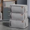 Quilt Bag Visible Window Household Supplies Easy Access Reinforced Handle Quilt Organizer Convenient Organizing Non-woven Fabric