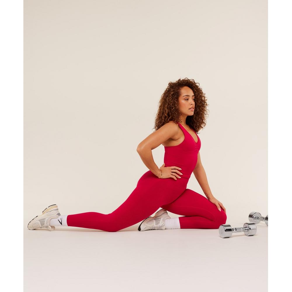 Gymshark Lift Seamless Leggings Carmine Red B6a9c Rbqw