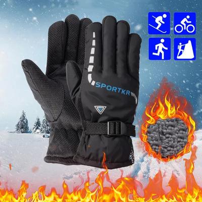 Winter Radfahren Handschuhe Wasserdicht Antislip Outdoor Sport Ski Radfahren Motorrad Warme Handschuhe Unisex Moto Ausrüstung Zubehör