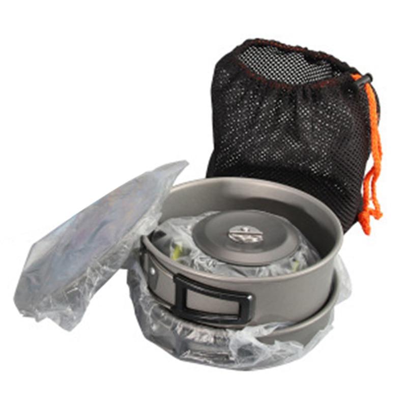 Picknick Kochen Utensilien Camping Kochgeschirr Set Wandern Langlebig 3 Teile/satz Aluminium Legierung