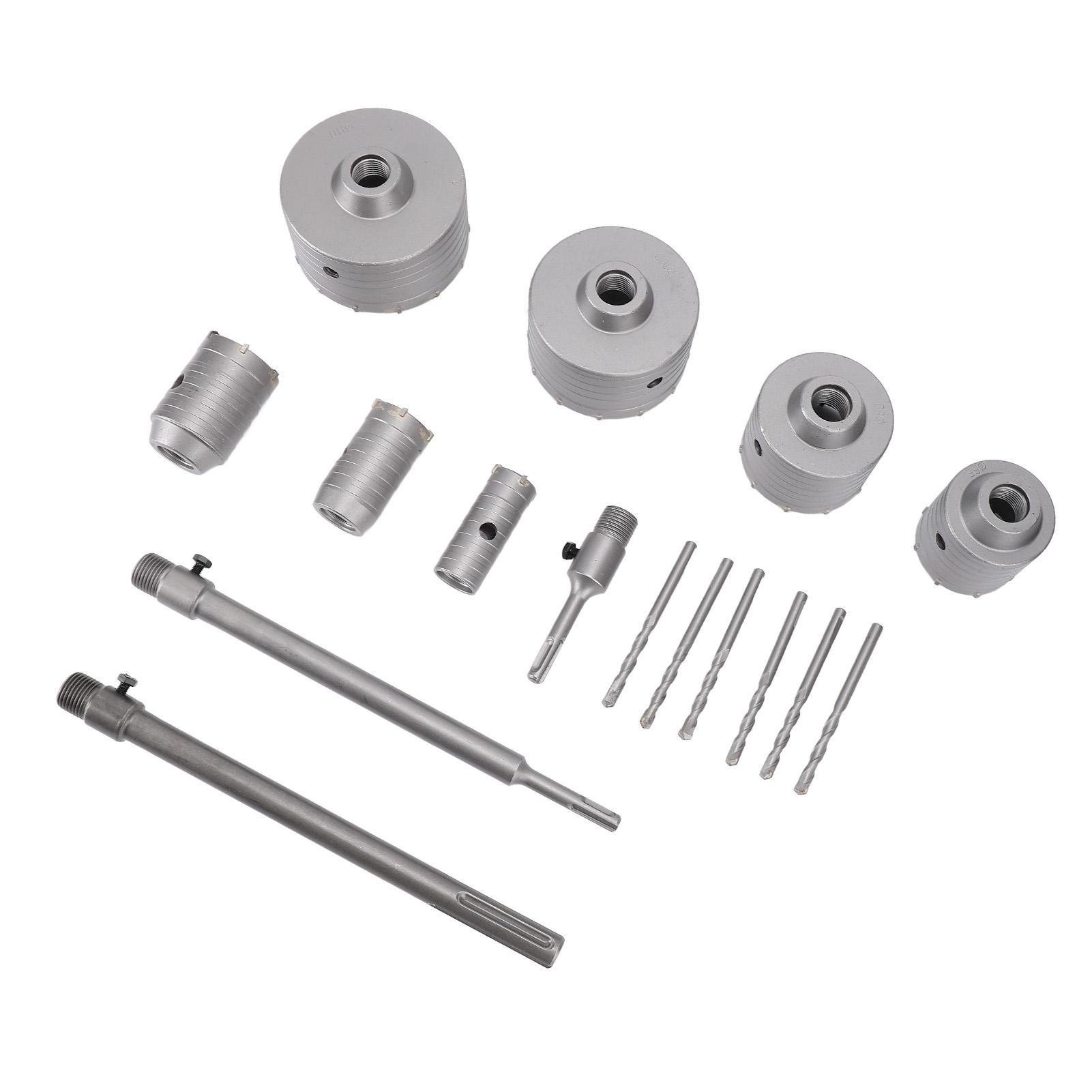 

Набор из 16 шт. Набор инструментов для кольцевых пил Твердосплав Высокая твердость Многофункциональный Набор для открывания отверстий в стене для