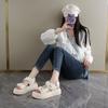 Modische Damen Römersandalen mit astronomischen optischen Schuhen, lässig und bequem, dicke Sohle zur Höhenerhöhung, Sommer, 2025