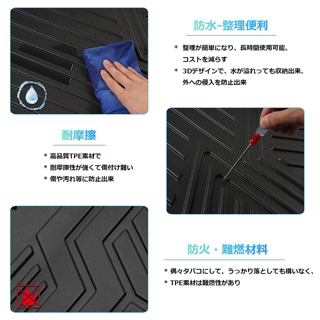 Cartist Honda Nowy Vezel Podłoga Seria RV Samochód Drugi Podłoga 3D Vezel RV3 RV4 RV5 RV6 Typ Kwiecień 2021 Specjalnie Zaprojektowany na Wodoodporny Plamoodporny TPE Custom