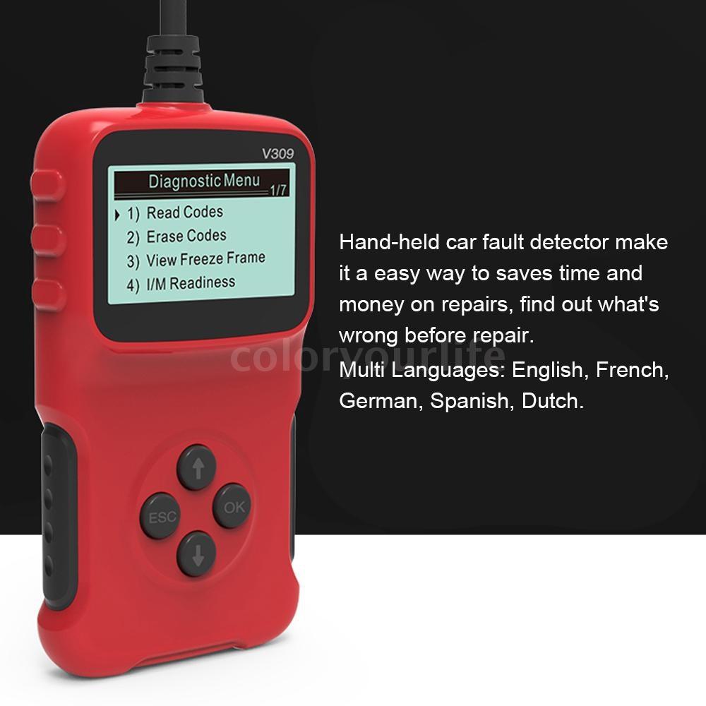 Buy V309 OBDII Automobile Fault Detector Automotive Diagnostic Tools