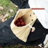 1pc Outdoor Foraging Bag Fruit Picking Bag Waist Hanging Tool Waist Bag Bundle Bag Folding Canvas Tool Storage Bag