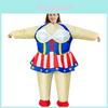 American Independence Day Inflatable Costume Patriotic Celebration Performance Doll Costume