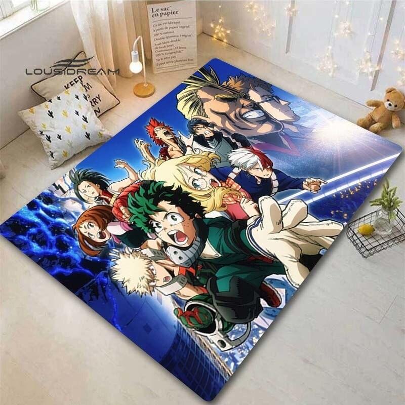 Carpet Living Room My Hero Academia Home Decor Rug Play Mats Decor Bedroom Carpets Child Play Lounge Area Rugs Dining Table Mat