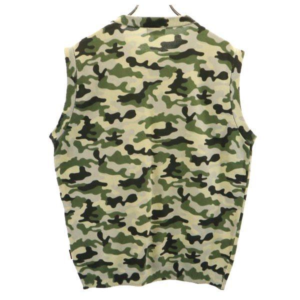 Pearly Gates Made In Japan Camouflage Pattern Golf Knit Best 5 Golf Wear Men's Used