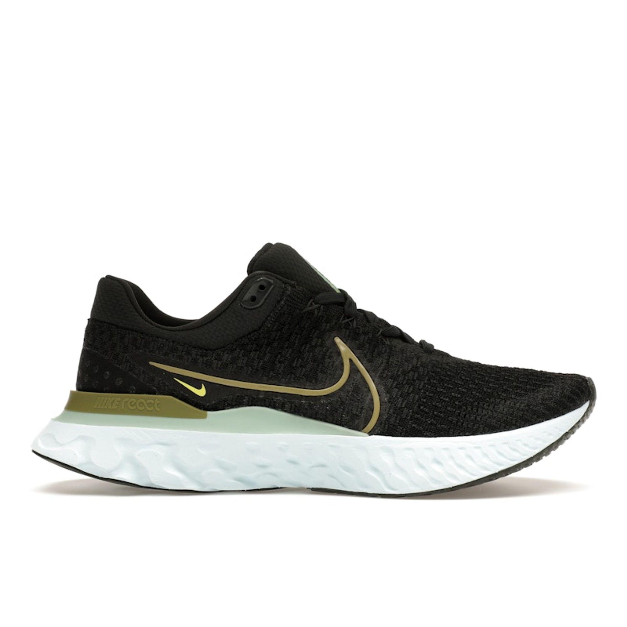 

Nike React Infinity Run Flyknit 3 Night Forest Enamel Green Мужские кроссовки Black Glacier-Blue Pilgrim DH5392-300 47.5
