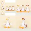 Adorable White Goose Plush Toy Keychain Cartoon Duck Doll Backpack Charm