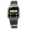 Casio Digital Reissue Overseas Black and Gold A100WEGG-1A2 Men's Watch, Design, Model, [Used]