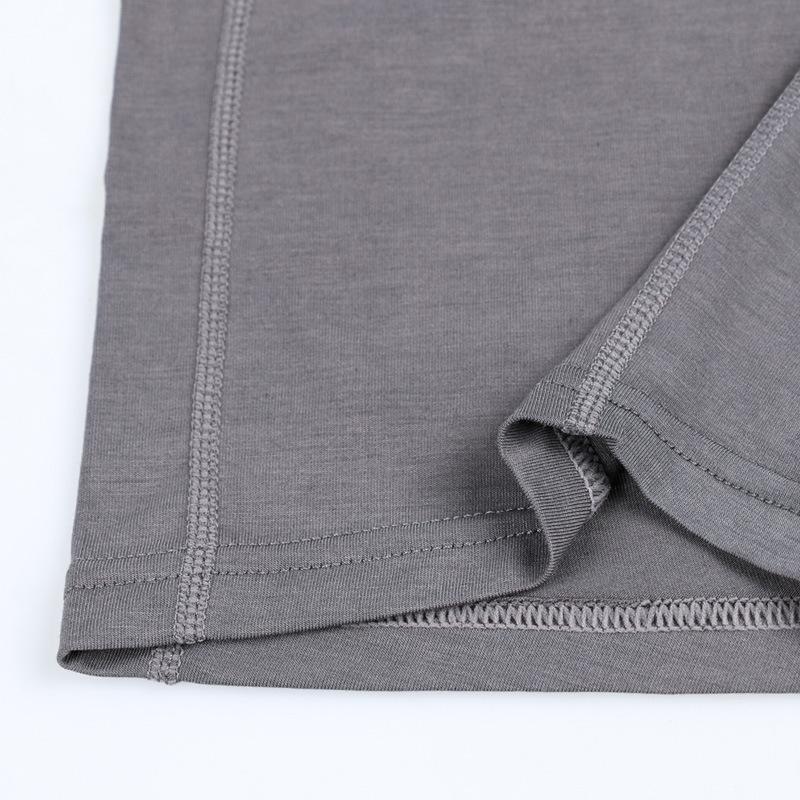 Mens Underpants Long Leg Boxer Shorts Seamless Trunks Antibacterial Fiber 4Pcs