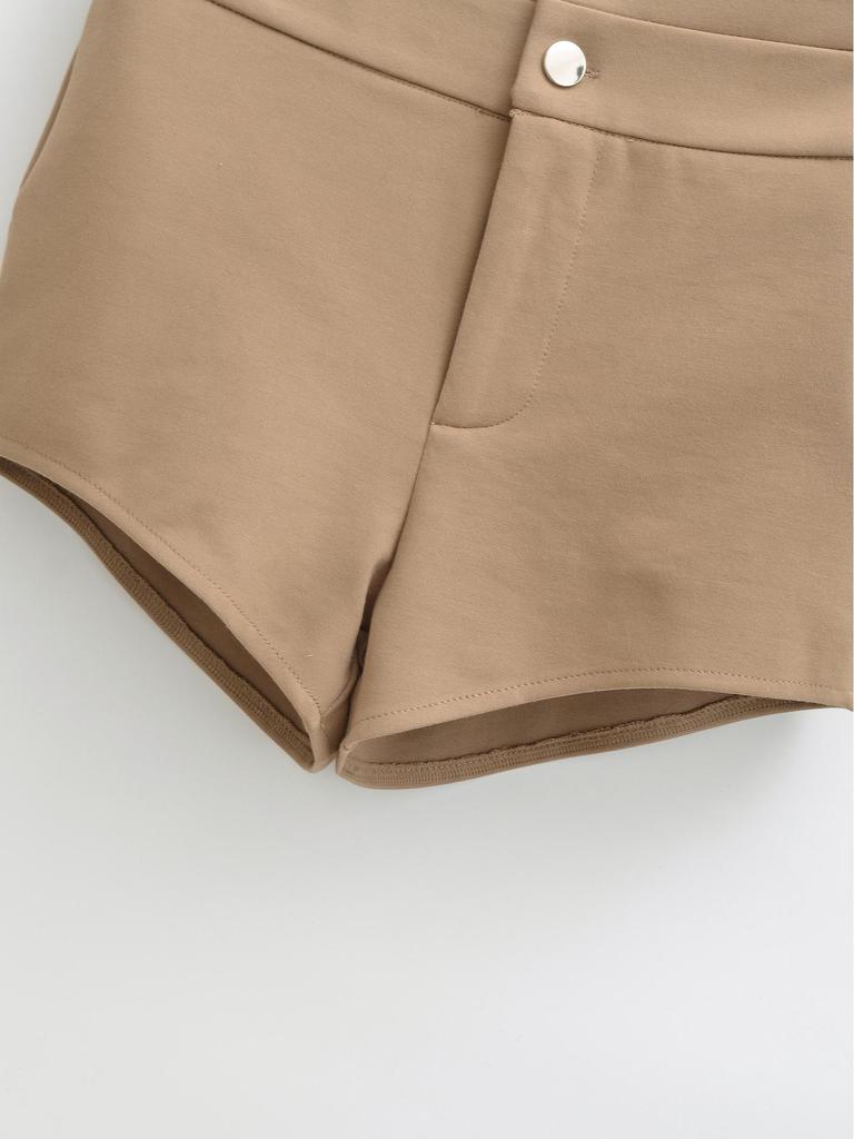 High-waisted Slimming Shorts with Hip Padding for Women; Supermodel Fit Enhances Figure, Tight and Hip-hugging, Perfect for Autumn and Winter.