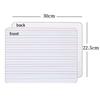 Dry Wipe Portable Mini Whiteboard for Children's Teaching Aids Household Double-sided Message Writing Board
