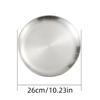 Stainless Steel Round Plate Grape Shaped Fruit Tray for Hotel Eco-Friendly Serving Food Tray