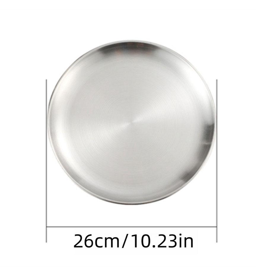 Stainless Steel Round Plate Grape Shaped Fruit Tray for Hotel Eco-Friendly Serving Food Tray