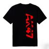 New AK47 Russian Riffle Black Tshirt Tee Women Unisex Summer High Quality Cotton Printed Tshirt Tops Loose Streetwear Clothes