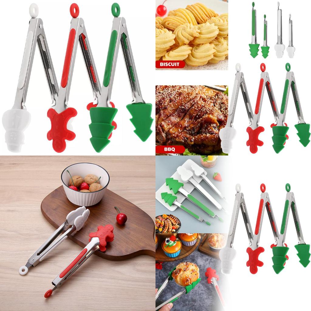Högkvalitativa matpincetter i rostfritt stål perfekta för grillning och högtidsfester