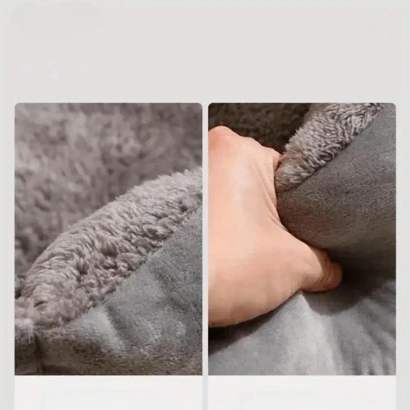 Ein bequemes Plüsch-Schlafsofa für Haustiere, ein weiches Nest aus Polyesterfaser für alle Jahreszeiten, ein warmer Unterschlupf für das ganze Jahr, geeignet für kleine Katzen und kleine Hunde