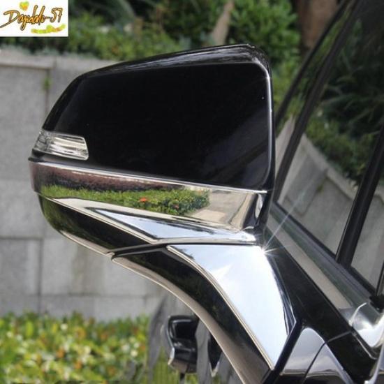 For Cadillac XT5 2017 2018   Chrome Body Side Mirror Strip Cover Trim
