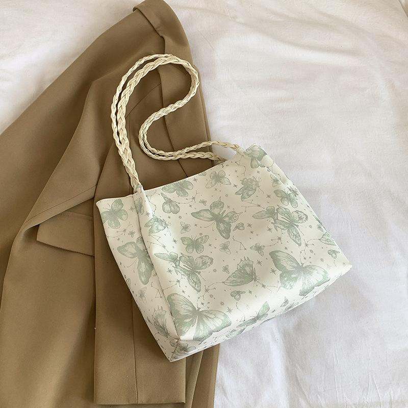 

2024 літня нова модна ретро сумка-мессенджер повсякденна невелика сумка жіноча сумка в іноземному стилі проста жіноча сумка великої місткості зелений