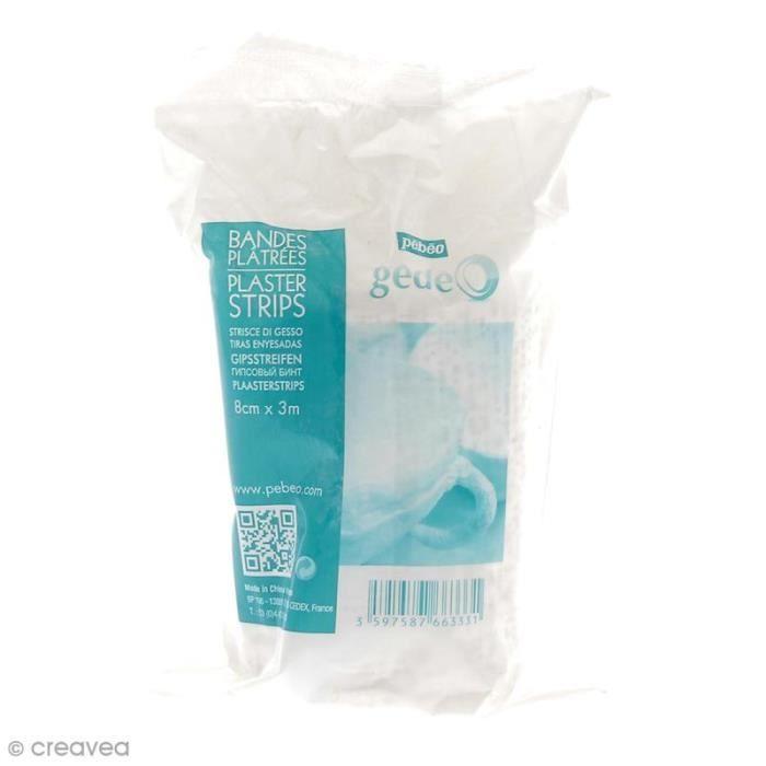 Bande plâtrée Gédéo 3 m x 8 cm
