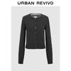 UR 2026 Women's Color-Block Knitted Cardigan