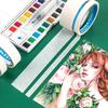 10mm-48mm Paper Fixation Masking Tape for Artist Sketch Watercolor Drawing Oil Painting School Supplie 13M Sticky Traceless Tape