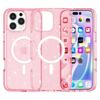 For iPhone 16 Pro Magnetic Case Compatible with MagSafe PC+TPU Glitter Phone Cover