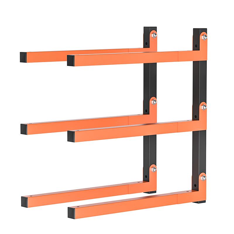 Multilayer Wall-mounted Heavy-duty Folding Firewood Storage Rack
