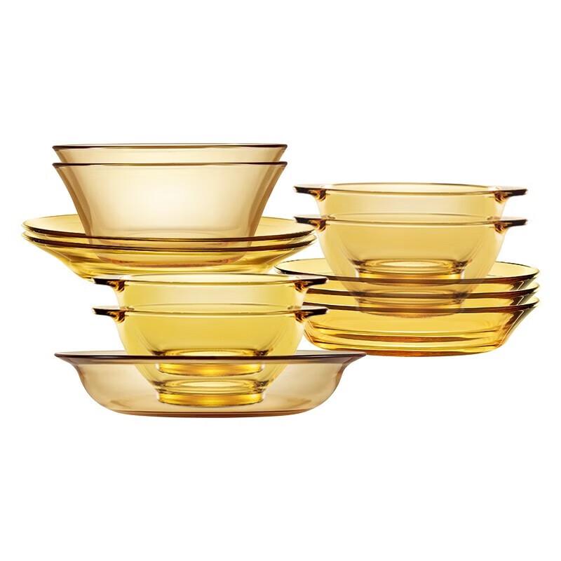 VISIONS Pyrex Crystal Series 12-Piece Glassware Set