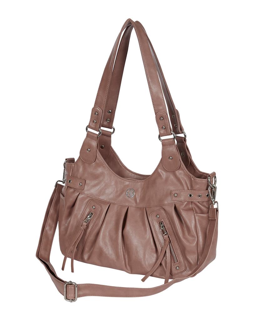 Illigo Amber Buckle Shoulder Bag Pink