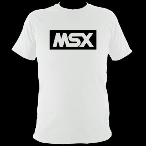 

MSX T Shirt 80s Home Computer Gaming Spectrum Commodore Metal Gear Feedback G149 4XL
