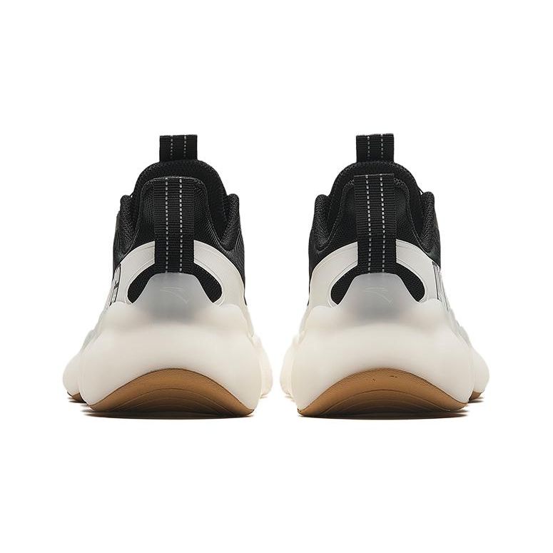 Anta Kids Huaxing Sports Comfortable Non-Slip Wear-Resistant Casual Shoes Kids Casual Shoes Black White 312338803-1