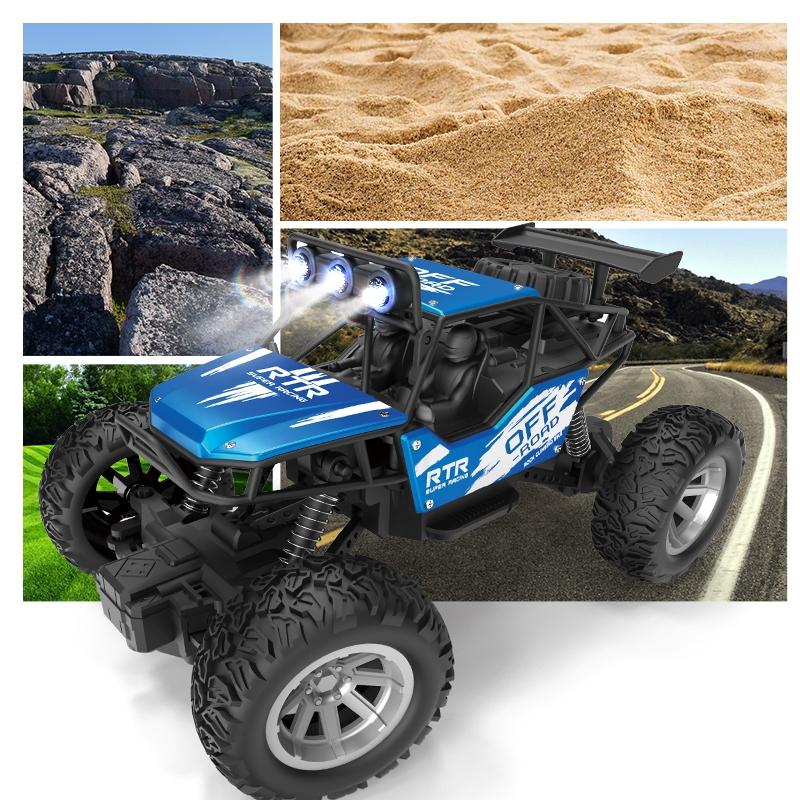 1:20 R/c Remote Control Alloy Car, Full Function Radio Control High Performance Climbing Vehicle, LED Roof Light, Christmas gift