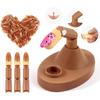 Practice Hand for Acrylic Nails: 3 Pcs Adjustable Brown Practice Finger and 100Pcs Replaceable Nail Tips Brown - Professional Nail Hand Practice