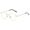 Metal Frame Glasses Round Anti Blue Light Eyewear Women Men Classic Trend Transparent Computer Reading Eyeglasses for Unisex