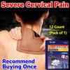 Fast-Acting Cervical Pain Relief Patch - The Sooner, The Better! 12 Heating Medicated Patches