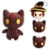 Japan Cartoon Anime Figure  An Explosion On This Wonderful World Black Cat Magician of Red Demon Clan Game Toy Birthday Giftf