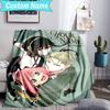 Custom Name Blanket Fantasy Battle Anya Blanket Bedding Blanket for Travel, Camping, Living Rooms, Offices, Sofas, Fan Christmas Gift