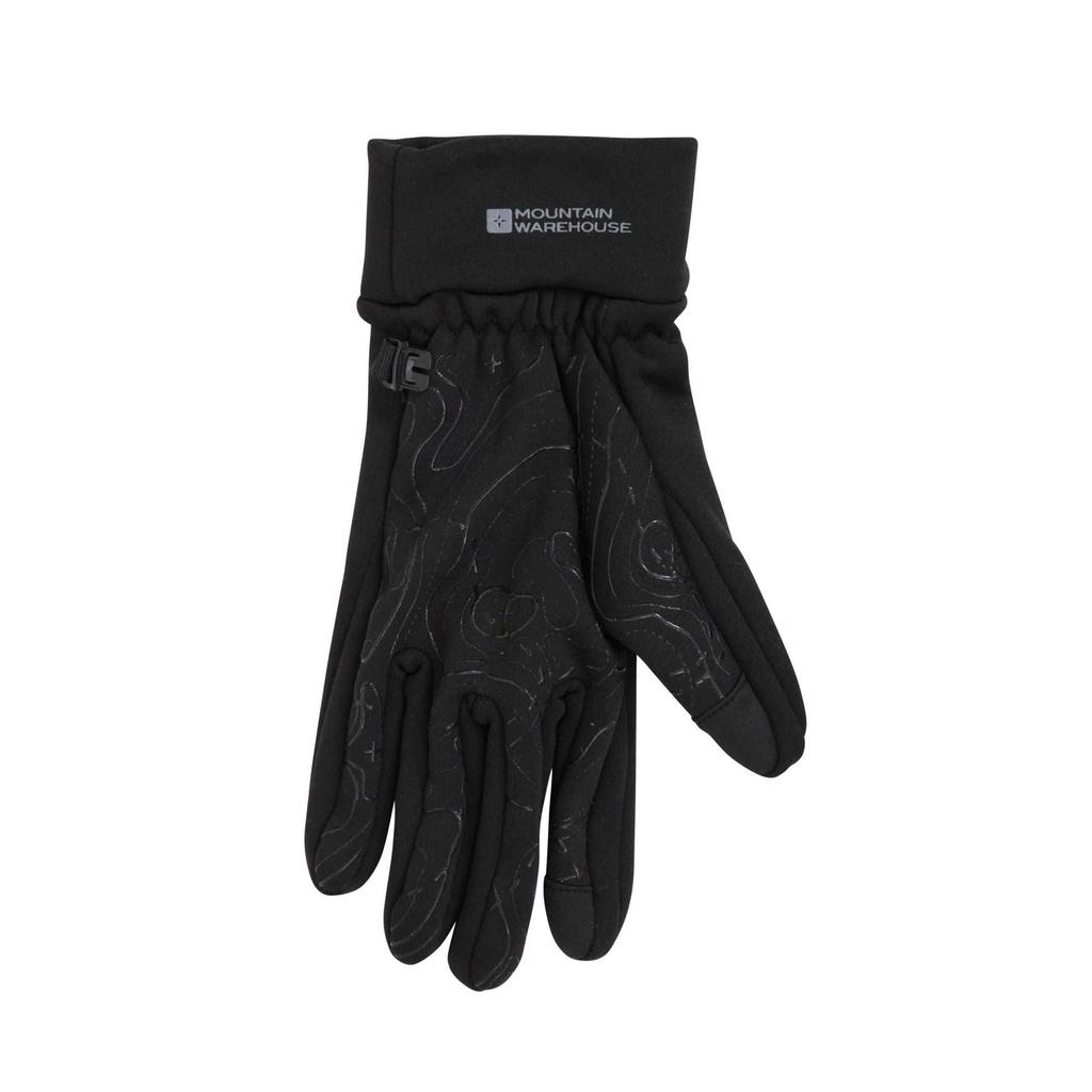Mountain Warehouse Unisex Adult Grippi Fleece Lined Active Cycling Gloves