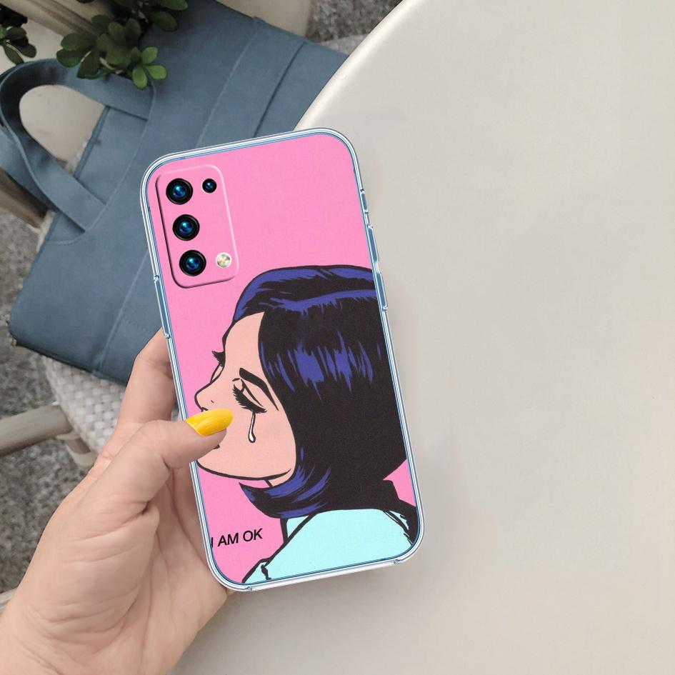 PP21 Crying Comic Girl Sad Case for Motorola G10 G20 G30 G31 G32 G34 G35 G41 G42 G50 G51 G52 G55 G60 G60S G62 G71 G72 G75