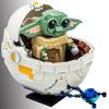 MOC 1048pcs Cartoon Series Grogu with Hover Pram Model Building Block Ancient Set Assembled Toy Children's Birthday Gift
