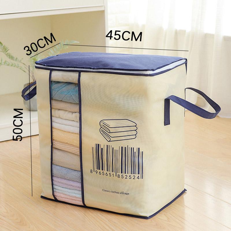 

Large-Capacity Clothing Storage Bag Case Box Quilts Blankets Pillows Clothing Sorting Organizer Bag DustProof Closet Decor