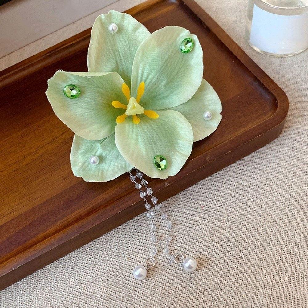 Ancient Style Flower Hair Clip Rose Flower Hanfu Hair Accessories  Photography Props