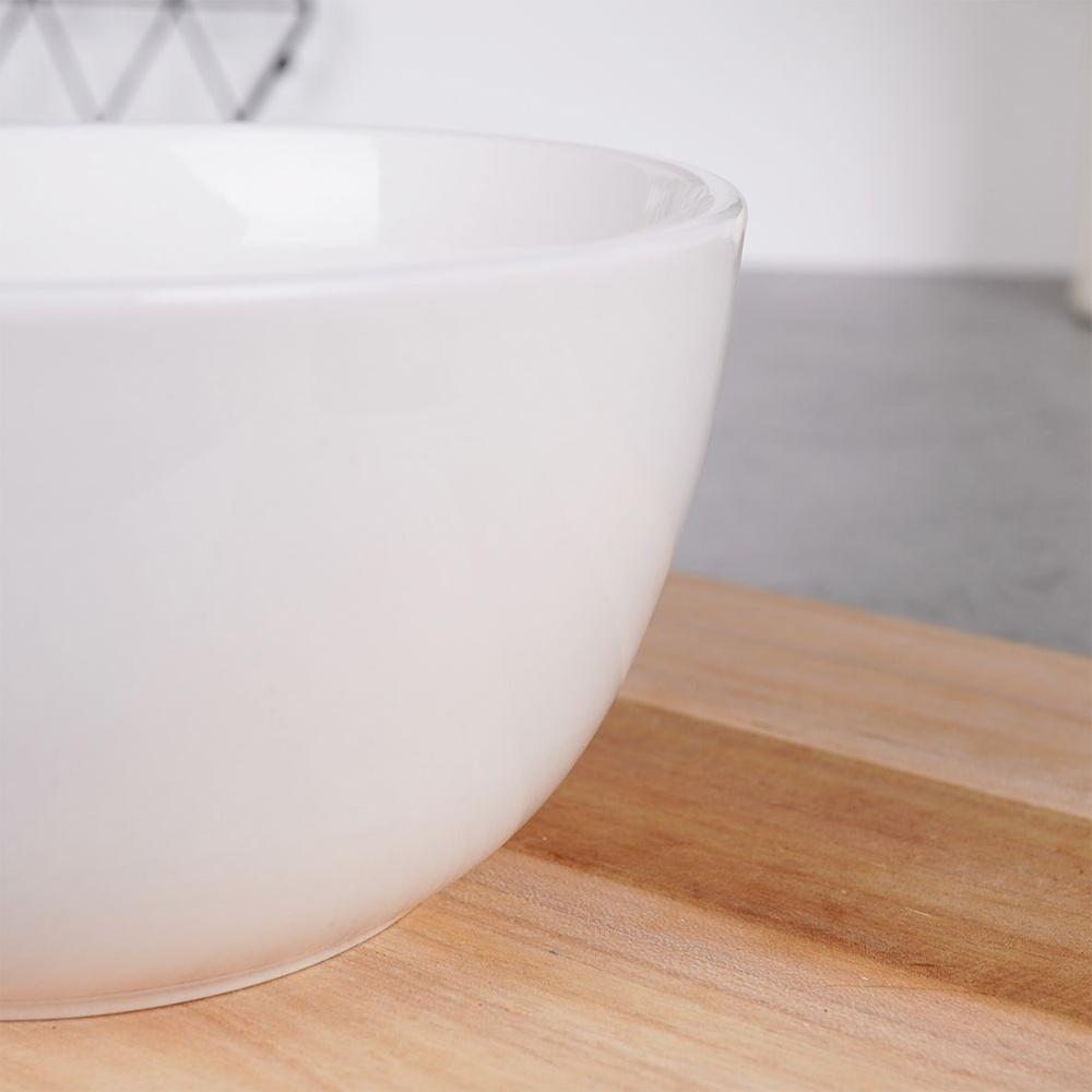 White Porcelain Bowl for Soup, Salads, Dishes, Fruits, Salads 950ml