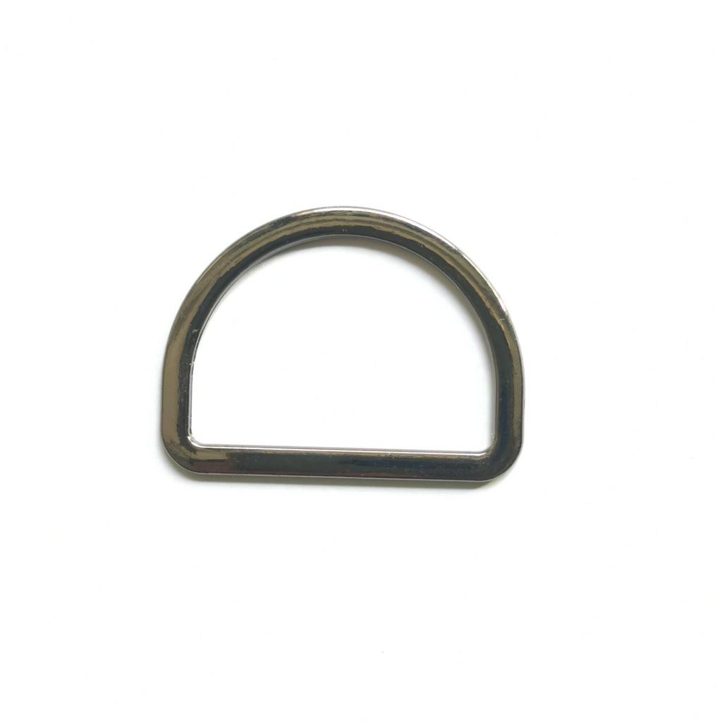 Zinc Alloy Semi-Circular D-Ring Buckles, Multiple Sizes 1.5 - 5.5cm