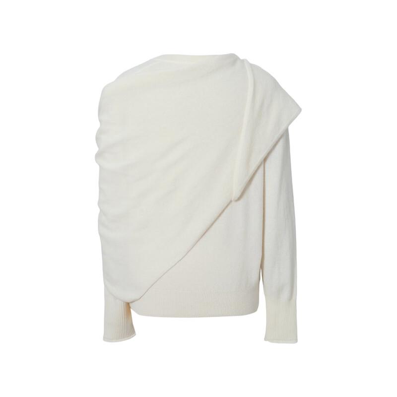 eifini Women's Wool Shawl Knit Sweater 1GA633901