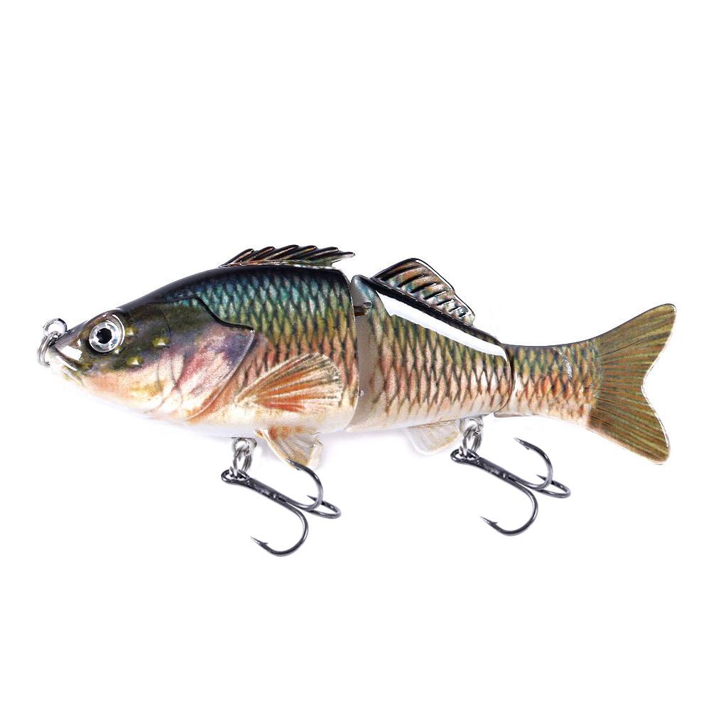 10cm Lifelike Crankbait Bait Multi Jointed Simulation Bionic Lures Gear Tools Practical Equipment 3D Vivid Fishing Accessories