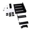 Under Desk PC Mount No Drill Installation Adjustable PC Holder 20kg Load Capacity for Home Office